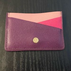 FURLA Leather Card Holder- Color Block 💕